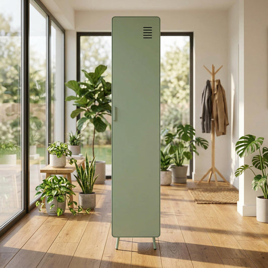 Walnut Tall Storage Locker