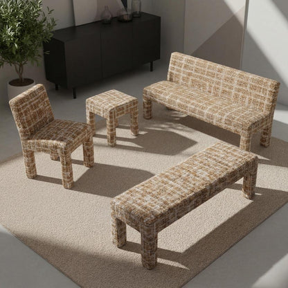 Elysian Dining Bench with backrest