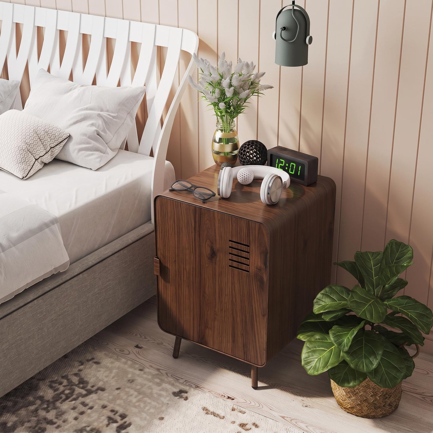 Walnut Nightstand
