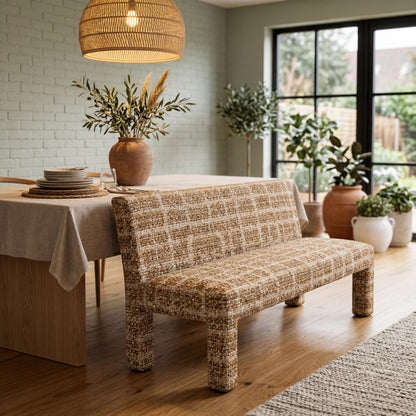 Elysian Dining Bench with backrest